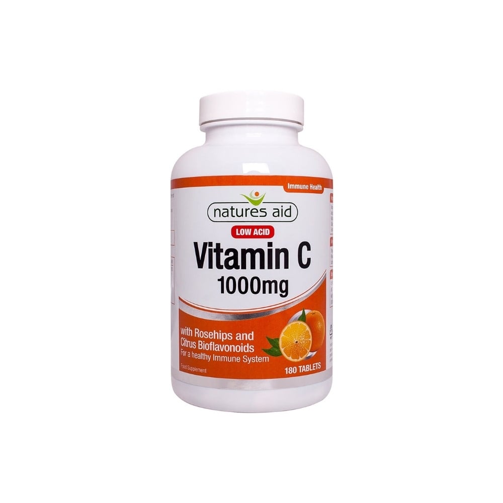 Natures Aid Vitamin C 1000mg Low Acid 